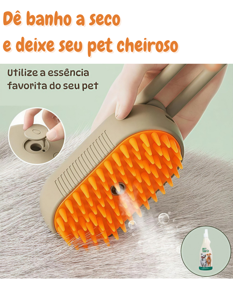 PetGlow©- Escova 3 em 1 pet.